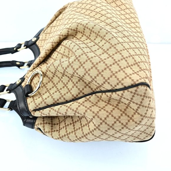 Auth Gucci Sukey Tote Bag Brown Canvas #44960G30B - Picture 5 of 12